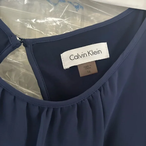 Calvin Klein Navy Blue wedding Guest dress - Picture 3 of 3